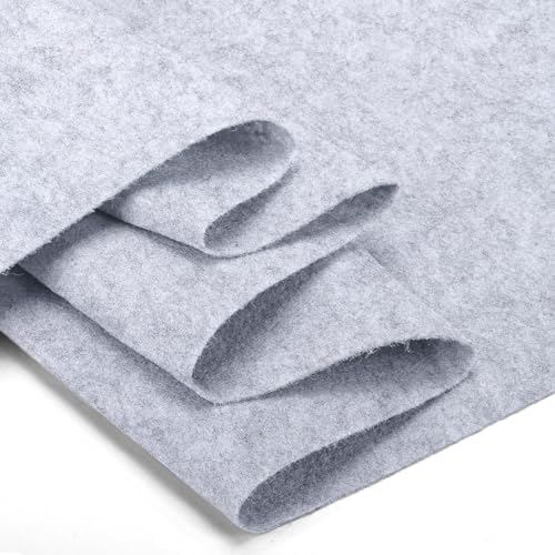 Felt Fabric 36" X 36"(1 Square Yard) (Grey) - color: Grey, size: 36" X 36"