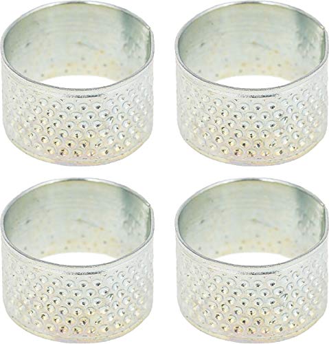 Sail Thimble - Pack of 4 - Retro Sewing Thimble - Metal Thumb Thimble - Vintage Thimble Metal Finger Protector