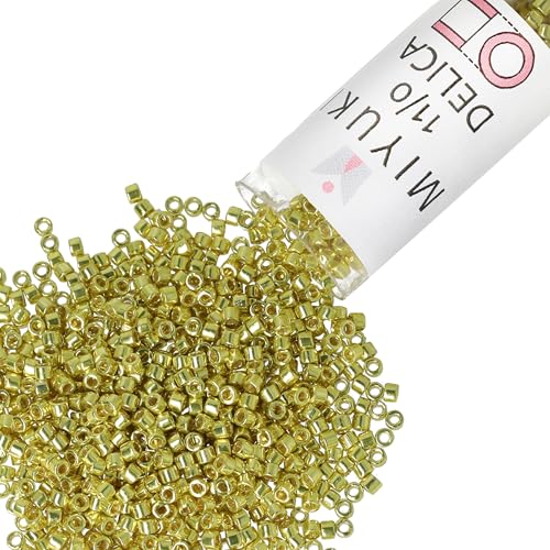 Miyuki Delica Seed Beads - color: DB1835 - Duracoat Galvanized Zest