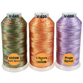 New brothread Huge Spools Embroidery Machine Thread -Variegated Colors 1 - color: 3xVARIEGATED COLOR 1
