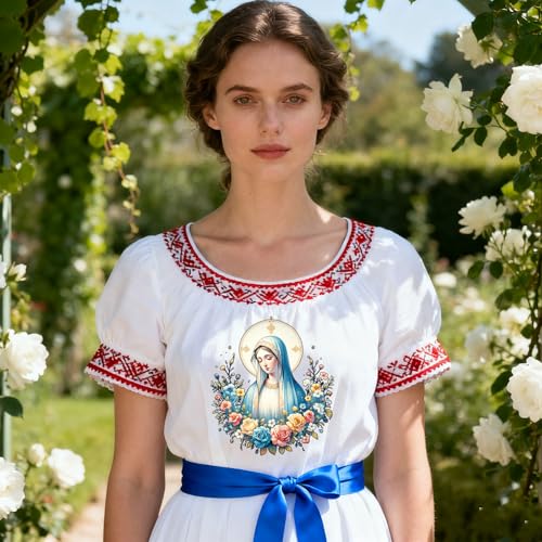 30 Pcs Catholic Guadalupe Dtf Transfers Ready to Press - color: Virgin Mary