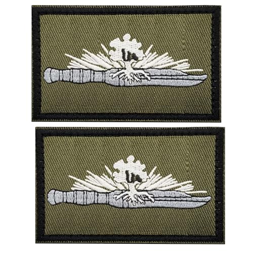 Israeli Golan Warriors Brigade Embroidered Patches, Set of 2 - color: color_d