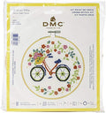 DMC Stitch Kit 6" Diameter - Bicycle (14 Count)