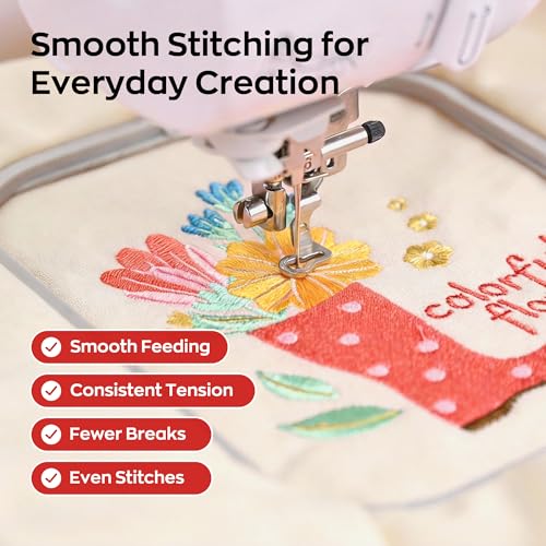 Poolin Embroidery Machine Thread Kit 40 Colors - color: 40 Colors