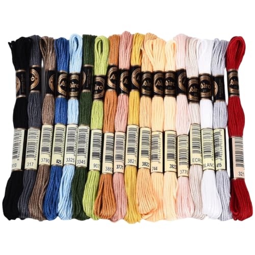 157.5 Yards Colorful Cross Stitch Floss for Hand Sewing Making - color: Basic Colorful