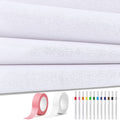 Zplontya 18PCS Needlepoint Blank Canvas Kits 18 Mesh Needlepoint Canvas