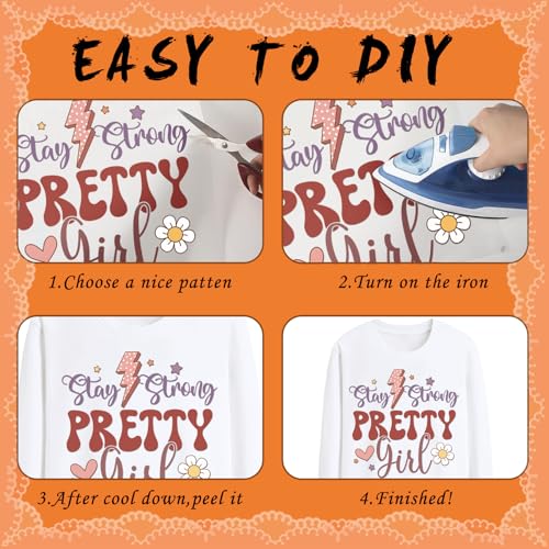 Dazoratix Fall Football Iron on Transfers - 24 Sheets DTF Ready to Press Heat Patches Vinyl Designs Pumpkin Stickers Decals for T Shirts Clothes Hoodies Bag Appliques DIY Crafts Decorations - style: Fall Football