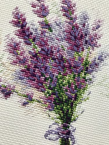RIOLIS 1607 Bouquet with Lavender Counted Cross Stitch Kit 6 x 7 in
