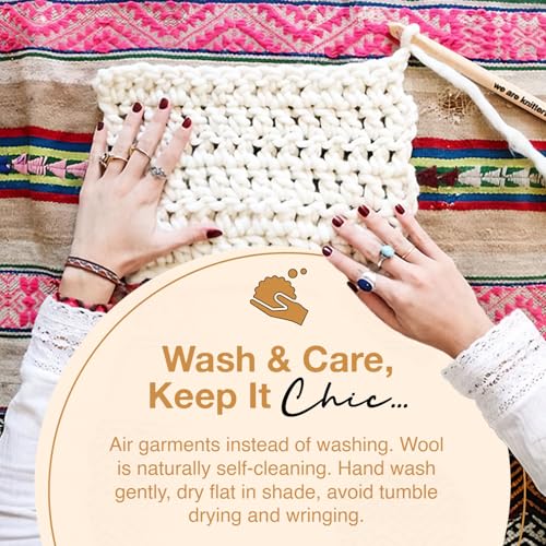 We Are Knitters Osiris Snood Kit | Beginner Crochet Gift Kit | Easy Warm Winter Snood | Stylish DIY Handmade Accessory Set Cozy Relaxing Craft GiftPro - color: Burnt Orange