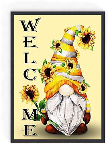 WUSARPLY Gnome Stamped Cross Stitch Kits for Beginners Adults - color: SAP-07