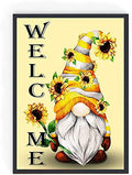 WUSARPLY Gnome Stamped Cross Stitch Kits for Beginners Adults - color: SAP-07