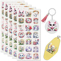 UV DTF Stickers 105 Pcs Cat UV DTF Cup Wrap for Glass - style: Spring White Cat with Floral