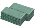 COTTON CRAFT Amazing Kitchen Towels - 8 Pack 100% Cotton Waffle Terry Towel - color: Seafoam, size: 8 Pack