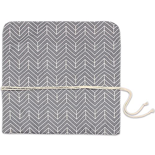 Teamoy Knitting Needle Crochet Hook Case Organizer Holder(up to 14"), Gray - color: Gray, size: 14 inches