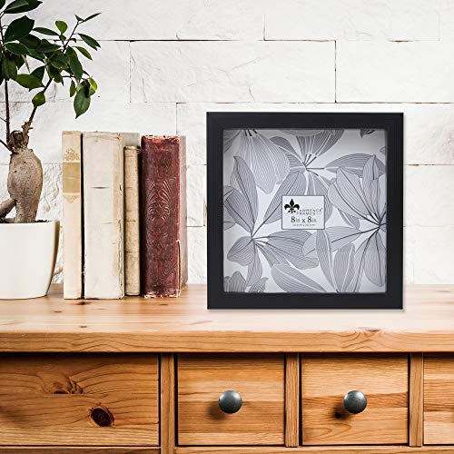 Lawrence Frames 785088 Shadow Box Frame, 8x8, Black - color: Black, size: 8 x 8 inches