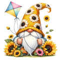 Gnome Stamped Cross Stitch Kits - Counted Cross Stitch Kits for Beginners Adults Needlepoint Cross-Stitch Patterns Dimensions Needlecrafts Embroidery Kits Arts and Crafts13.8inX13.8in - color: Cross Stitch-0331-1