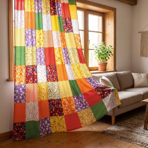 Tudomro 100 Pcs 10 x 10 Inch Floral Cotton Fabric Square Bulk for Quilting - color: Floral