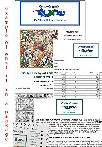 Orenco Originals Tiffany Counted Cross Stitch Patterns Deluxe Treasury # 2
