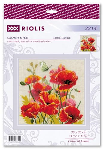 RIOLIS 2214 Colors of Flame Counted Cross Stitch Kit 11.75 x 11.75 in - style: Colors of Flame 2214