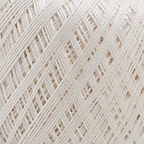 Yarn Art 1 Skein YarnArt Violet,100 Mercerized Cotton Yarn Threads Crochet Lace Hand Knitting Yarn Embroidery Arts Crafts (Beige 6194) - color: 6194