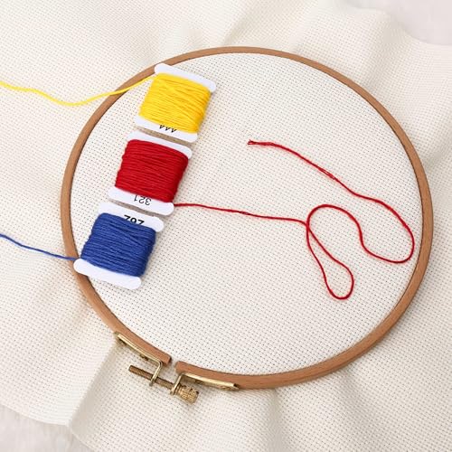 Aida Cloth 14 Count Cross Stitch Fabric,20×60inch (14CT,Ivory) - color: Ivory, size: 14CT
