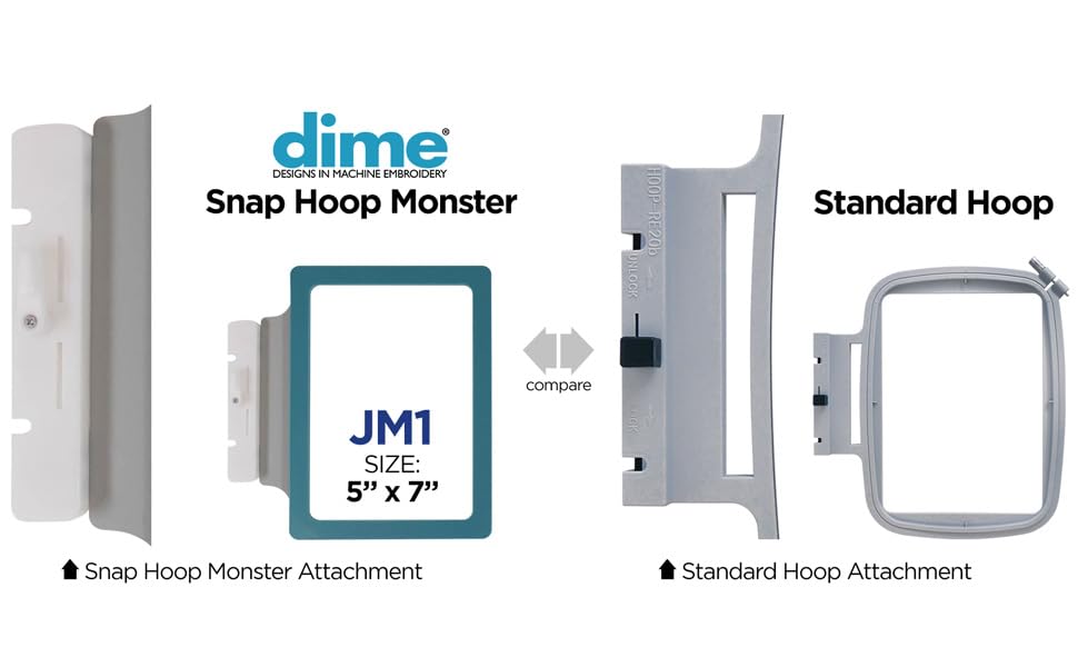 Snap Hoop Monster for Janome® (5" x 7")