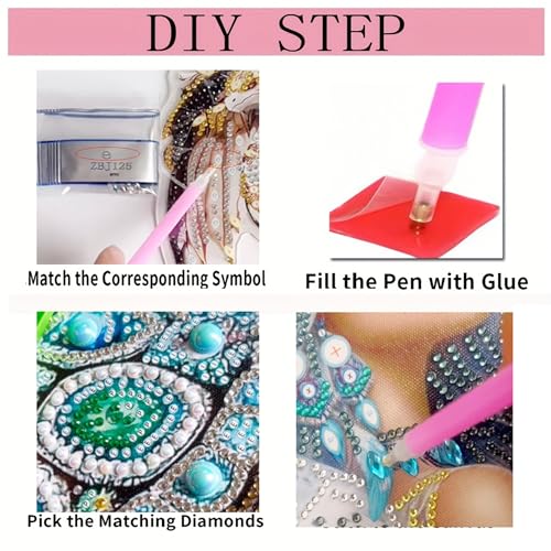 Bathroom Pearl Art Kit for Adults,Diamond Painting kits for beginners - color: LW505