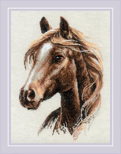 RIOLIS 2293 Proud Spirit Counted Cross Stitch Kit 11.75 x 15.75 in - style: Proud Spirit 2293