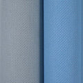KCS 2 pc of 15" x 18" Counted Cross Stitch Cotton Aida Cloth Needlework Fabric (Light Blue+Sea Foam, 16CT) - color: Light Blue+sea Foam, size: 16CT