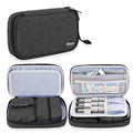 LLUXJA Diabetic Supplies Travel Case, Black - color: Black