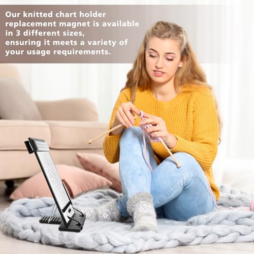 Flutesan Magnetic Pattern Holder Knitting Cross Stitch,13.78 X 8.27 Inches - size: 13.78 x 8.27 Inches
