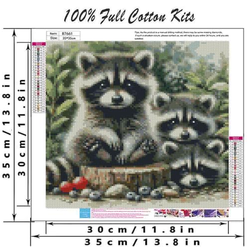 DYAIANGMU Bookstore Stamped Cross Stitch Kit for Adults 13.7x13.7 inches - color: Y121
