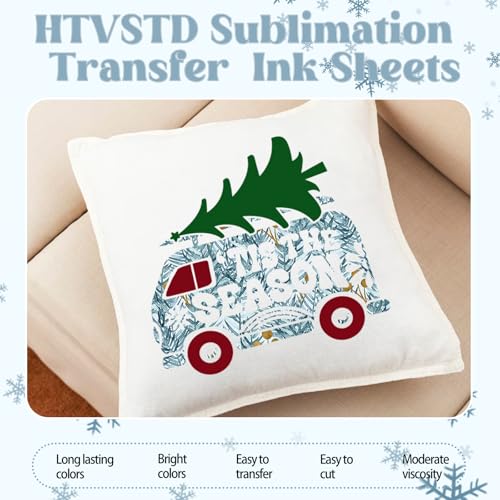HTVSTD Winter Sublimation Transfer Ink Paper 12 Sheets 12 * 10in - color: fall 16