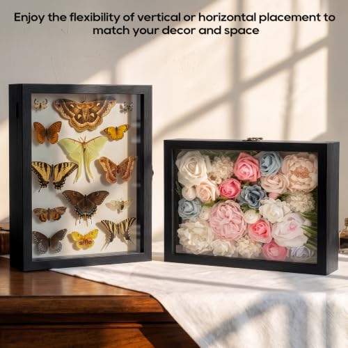 TJ.MOREE Extra Large Shadow Box 16x20 Display Case Picture Frame Black - color: Black, size: 16x20