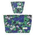 getgto 2 Pcs Makeup Bags, Large Cosmetic Bag Travel Toiletry Bag - color: Dark Blue