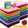 Moukeren 460 Pcs 9.8 x 9.8 Inch Felt Sheets for Craft, Rainbow - color: Rainbow, size: 9.8 x 9.8 Inch