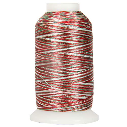 ThreadArt Polyester Machine Embroidery Thread, 1000M 40wt, Holiday - color: Holiday