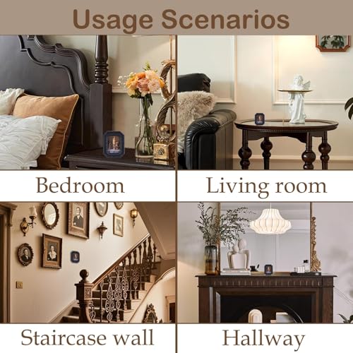 Vintage Picture Frames 2.5x3.5 Octagon Black Antique Ornate Picture Frames for Tabletop and Wall Mount with Glass Front Retro Home Decor Old Fashioned Victorian Photo Gallery Wall Decor - color: Black, size: 2.5x3.5