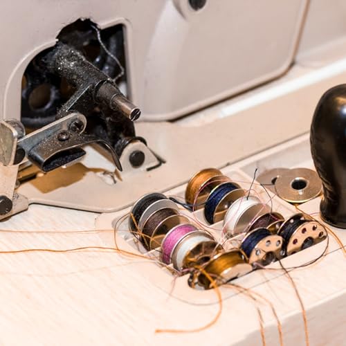 Replacement for PFAFF 2 Bobbin Cases #9076 and 20 Bobbins #9033, Compatible with PFAFF Industrial and Household models 138 234 238 331 333 335 437 438 439 460, Metal Bobbin Case Set Sewing Machines
