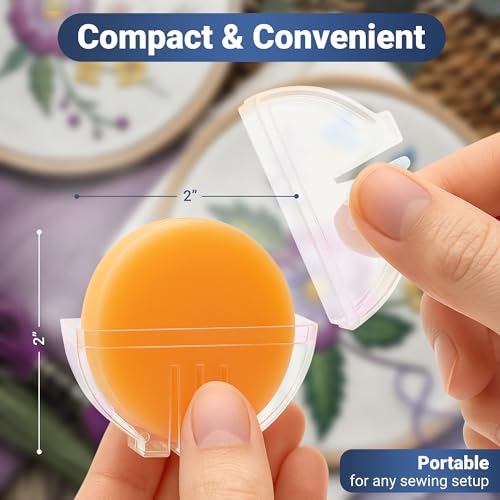 Thread Wax and Thread Conditioner (2pk) - Contains Beeswax for Sewing and Gloss Threads Waxer. Magic Conditioner for Hand Sewing Embroidery. Hand Quilting Supplies to Strengthen and Reduce Knots - style: 2pk beeswax
