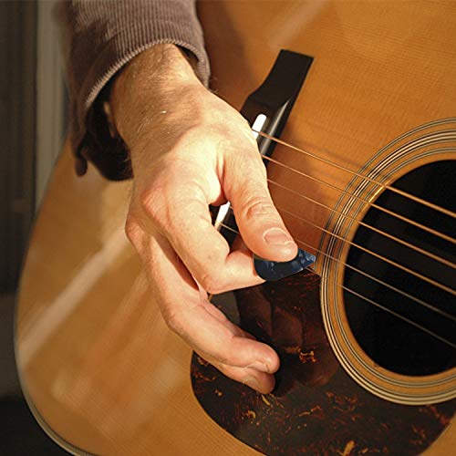 AUGSUN 50pcs Silicone Guitar Finger Guards 5 Sizes Fingertip Protectors