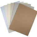 KCS 6 pc of 12" x 18" (30cmx45cm) Counted Cotton Aida Cloth Cross Stitch Fabric (18CT-G) - color: 18ct-g