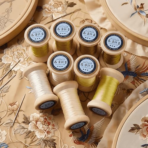 Natural 100% Mulberry Handmade Embroidery Silk Thread Silk Floss (63) - color: 63
