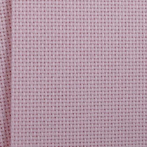 KCS 16CT Counted Cotton Cross Stitch Aida Cloth Fabric (Pink,19" x 28") - color: Pink, size: 19" x 28"