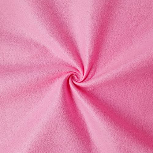 Jtnohx Color Felt Sheets 1 Square Yard Craft Felt Fabric Pink 1.4mm - color: Pink 2