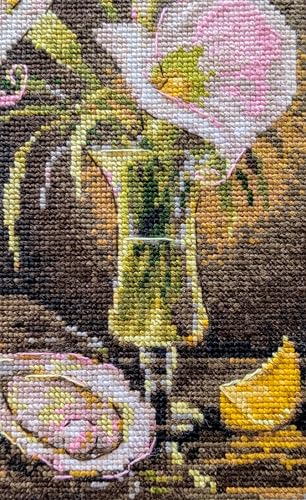 RIOLIS 2267 Calla Lilies and Oyster Counted Cross Stitch Kit 6 x 8.25 in - style: Calla Lilies and Oyster 2267
