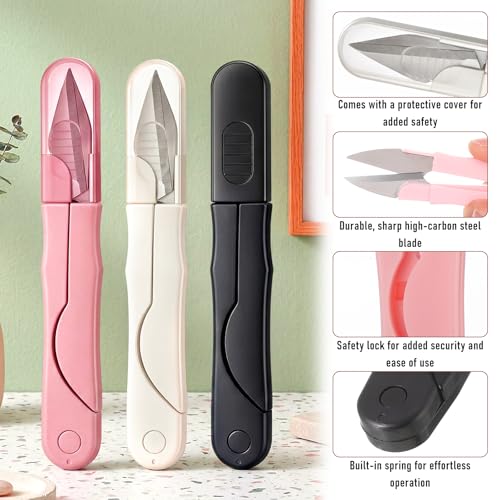 3 Pcs Thread Snips, Portable Yarn Threads Cutter, Sewing Scissors