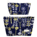 getgto 2 Pcs Makeup Bags, Large Cosmetic Bag Travel Toiletry Bag - color: Blue-tree