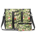 TOPDesign Utility Water Resistant Tote Bag with 22 Pockets, Zipper Closure - color: Bird, size: Medium