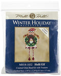 Holli Elf Beaded Counted Cross Stitch Ornament Kit Mill Hill 2018 Winter Holiday MH181832